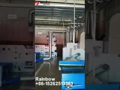 1000kg/H μη υφανθείσα μηχανή Airlaid, Punching βελόνων κακής ποιότητας αισθητή γραμμή παραγωγής