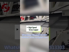 Ποια είναι η διαδικασία παραγωγής της ινής από πολυεστέρα μέσα από το cross lapper;