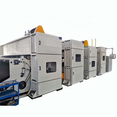 Μη υφανθείσα Punching βελόνων μηχανή 1200r/ελάχιστη γραμμή παραγωγής ταπήτων