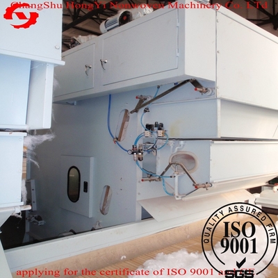 Η αυτόματη ζυγίζοντας μηχανή 1100mm ανοιχτηριών βαμβακιού, αισθάνθηκε την κατασκευή της μηχανής για Carpert κάνοντας 200kg/H